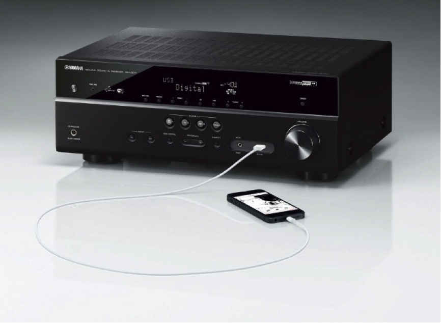 新款上市：RX-V577，AG旗舰厅7.2声道数码家庭影院收音扩音机 